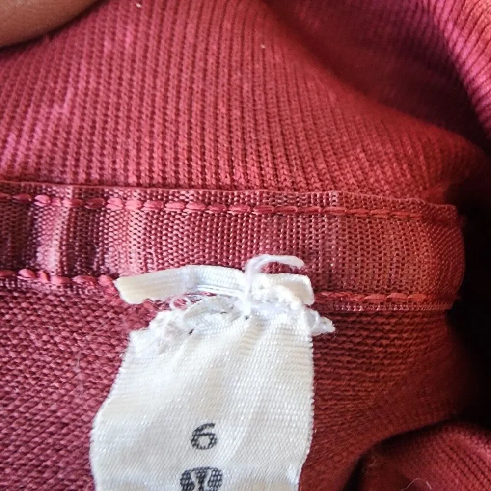 Lululemon Womens 6 Ebb‎ to Street Define Jacket Wash Stone Chianti Red EXCELLENT - Picture 15 of 15
